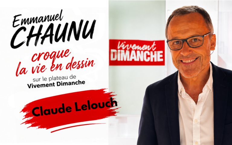 Emmanuel Chaunu avec Claude Lelouch sur Vivement Dimanche