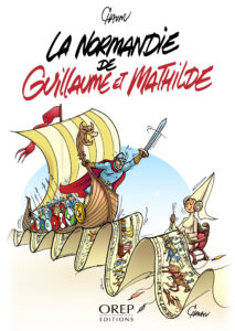 Illustration de Guillaume et Mathilde, entre drakkar et tapisserie